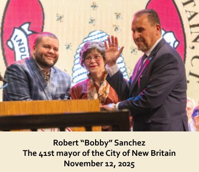 Mayor Robert "Bobby" Sanchez Inauguration 2025 book cover